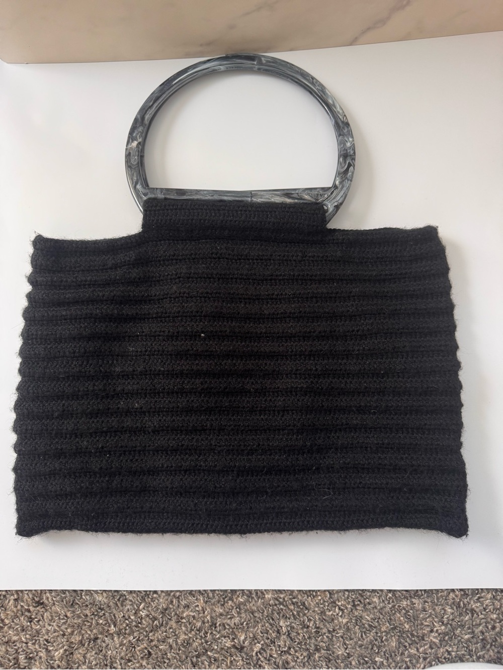 Black Embellished Tote with Gold & Silver Accents - Picture 3 of 8